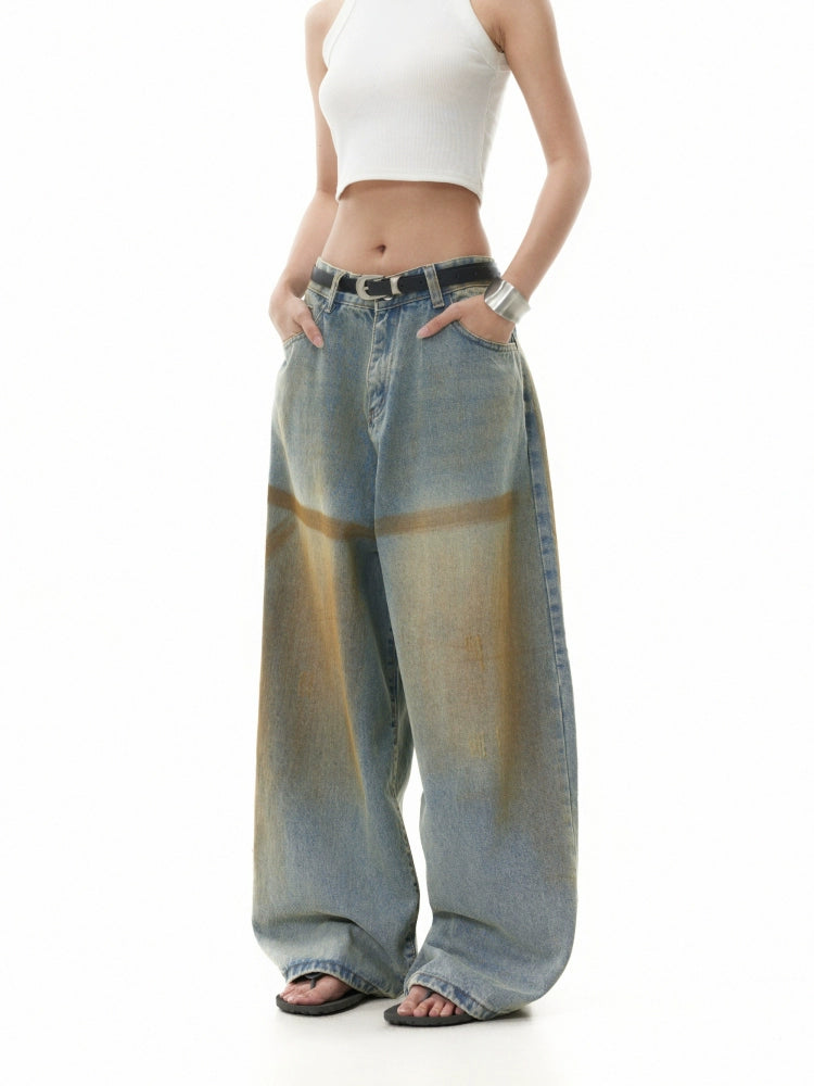BTSG Retro Wash Scrub Rust Make Old Jeans