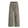 MADWITCH Vintage Pleated Plaid Slacks