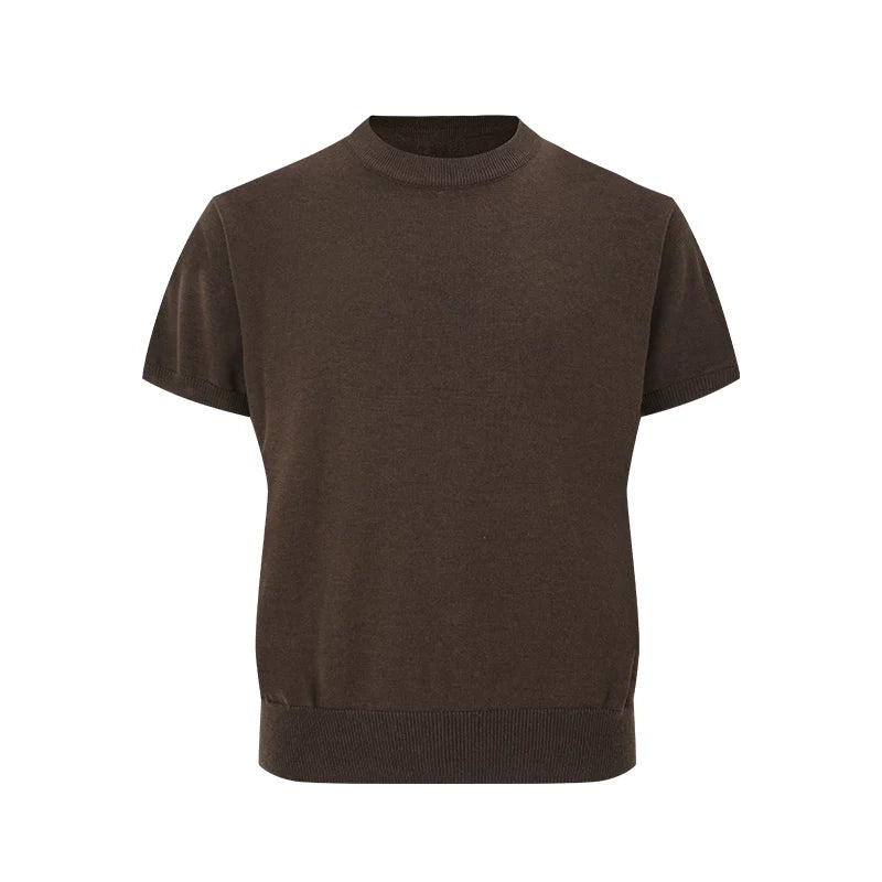 Borrowed Project Casual Knitting Washed Tee