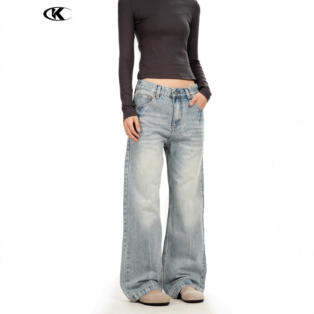 11KN Straight Loose and Thin Jeans