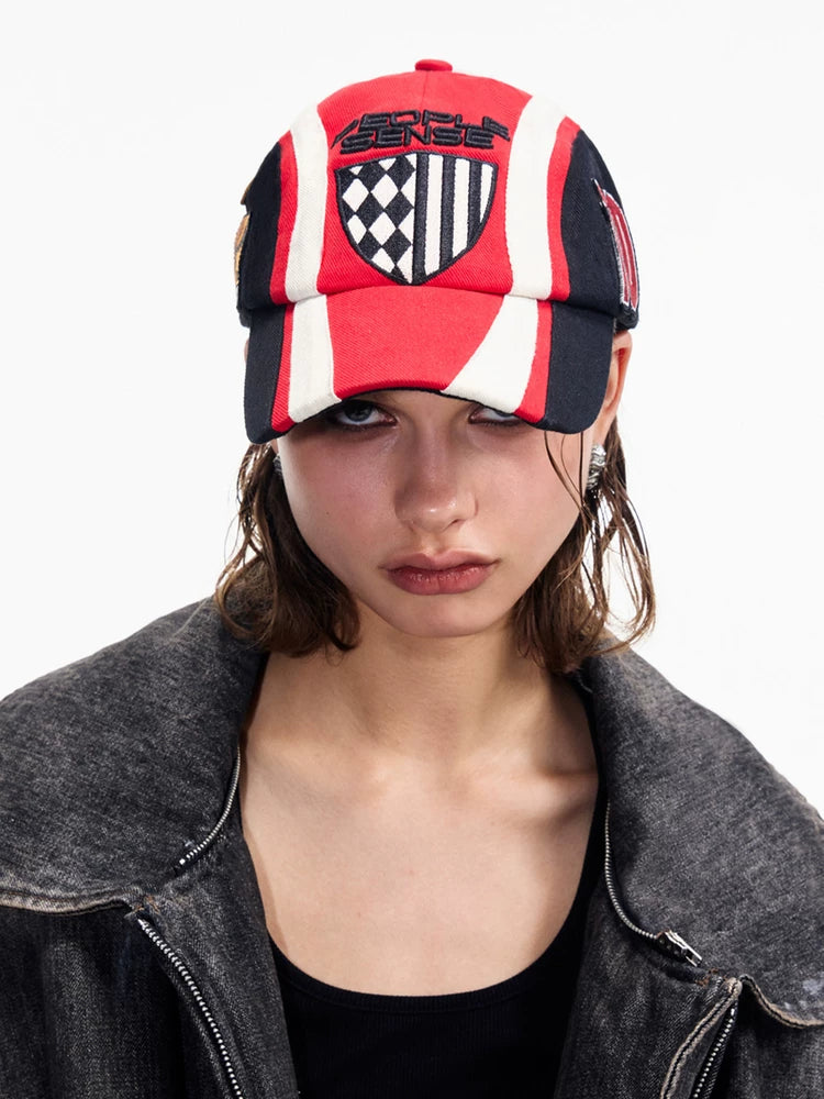 PEOPLESENSE Three-dimensional Embroidery Badge Digital Cap