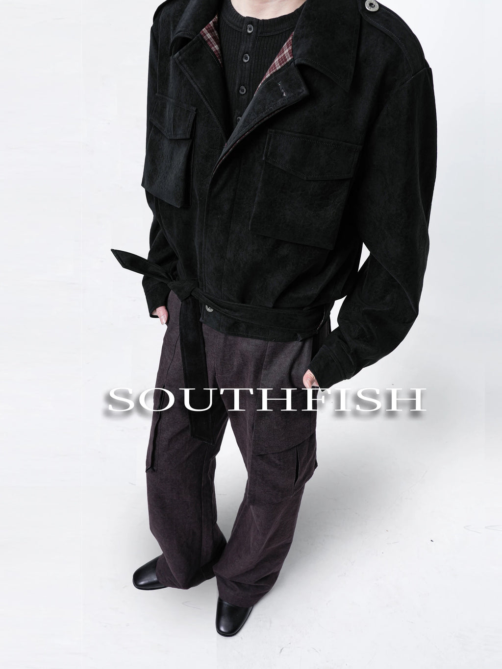 SOUTHFISH Vintage Lapel Jacket