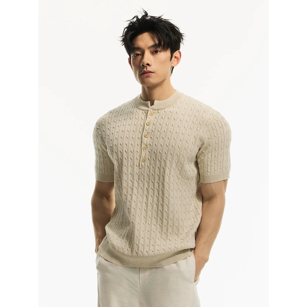 DAY NY Front Shoulder Casual Knit Tee