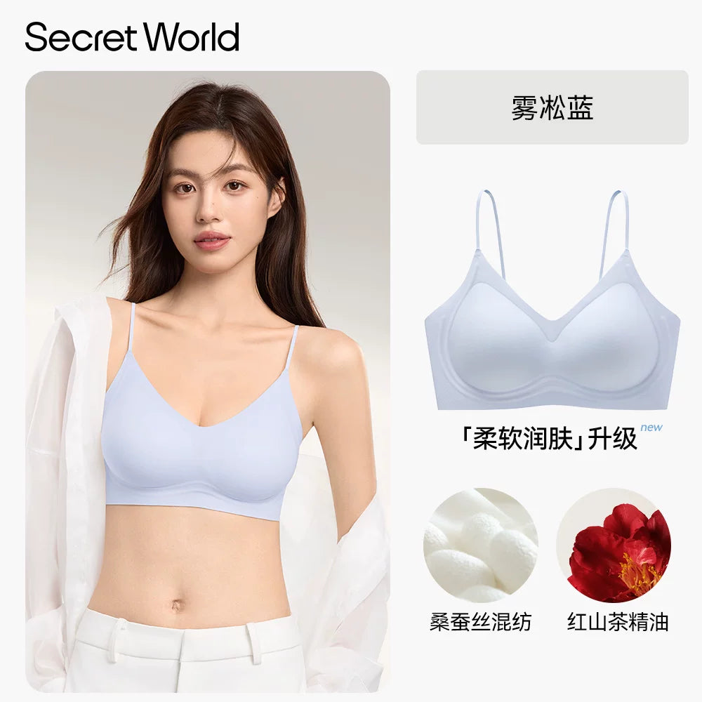 Secret World Traceless Shoulder Strap Bra