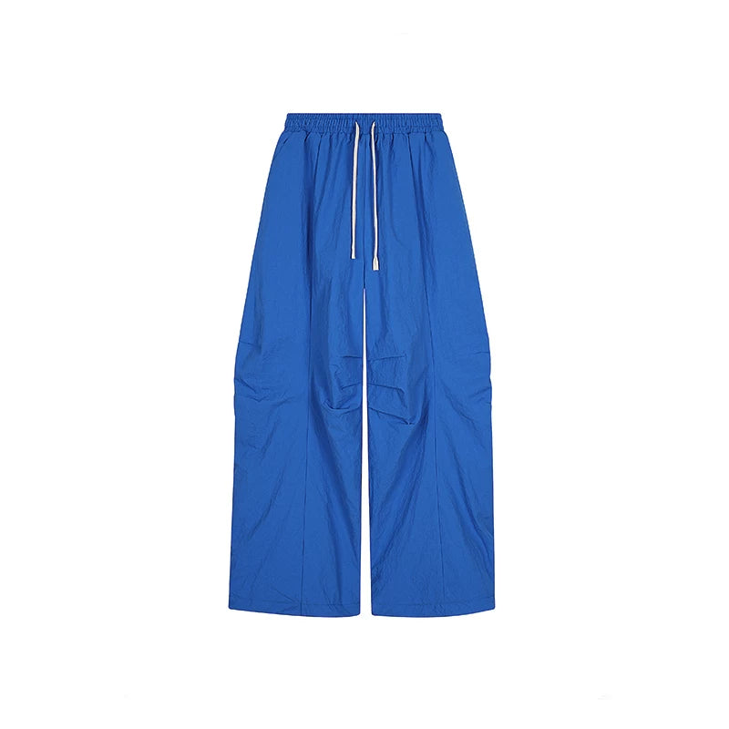 8FF Digital Printed Straight Loose Fleece Casual Pants