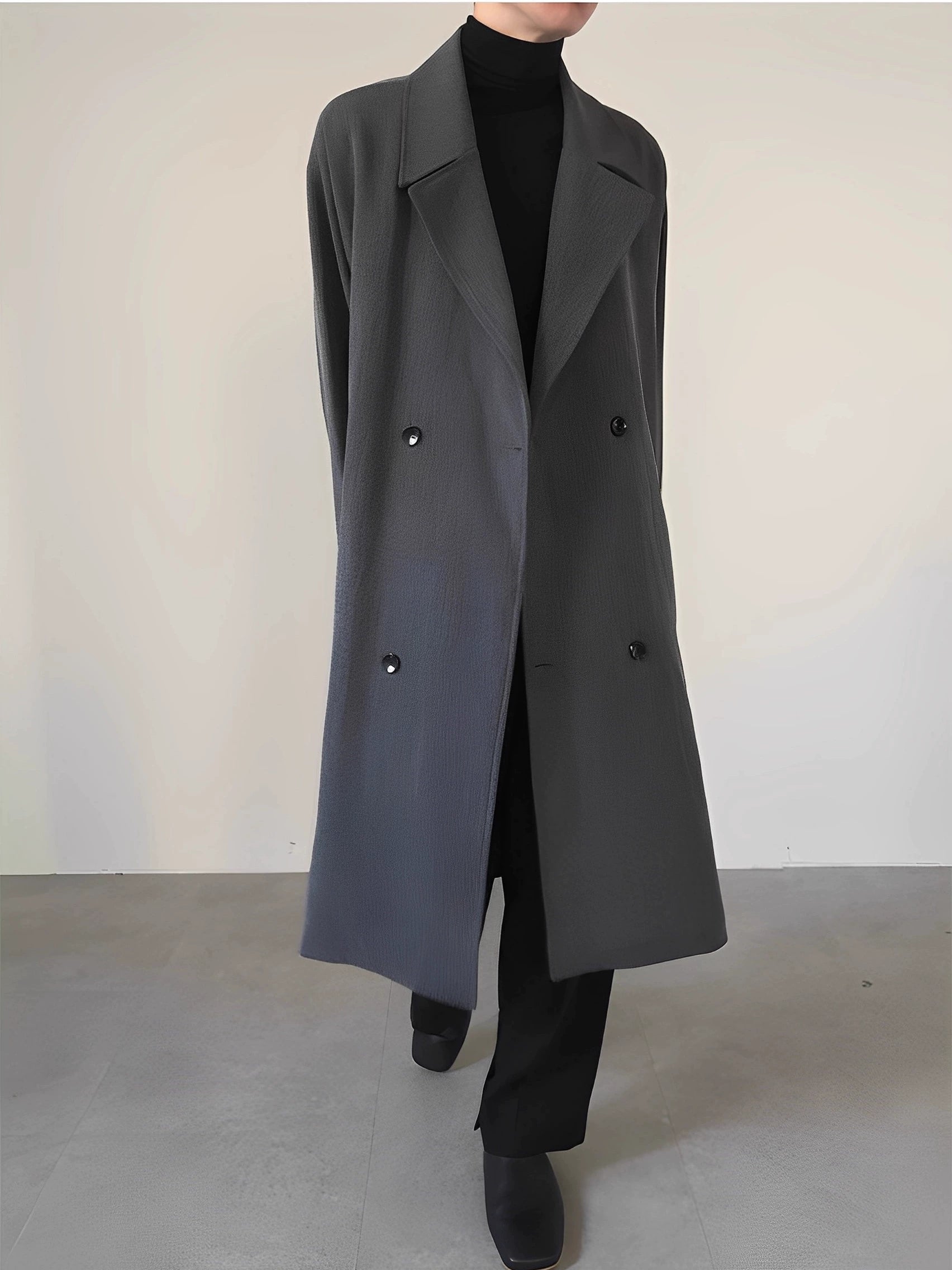 COLN Premium Double-breasted Coat
