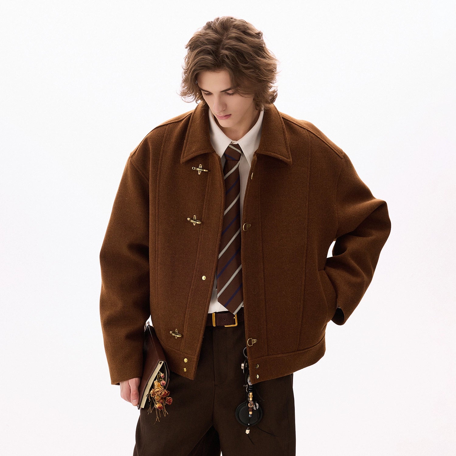 CHOR Premium Plane Buckle Short Jacket