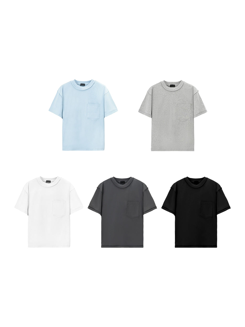 PLUS NO LOGO Reverse Pocket Light Drape Tee