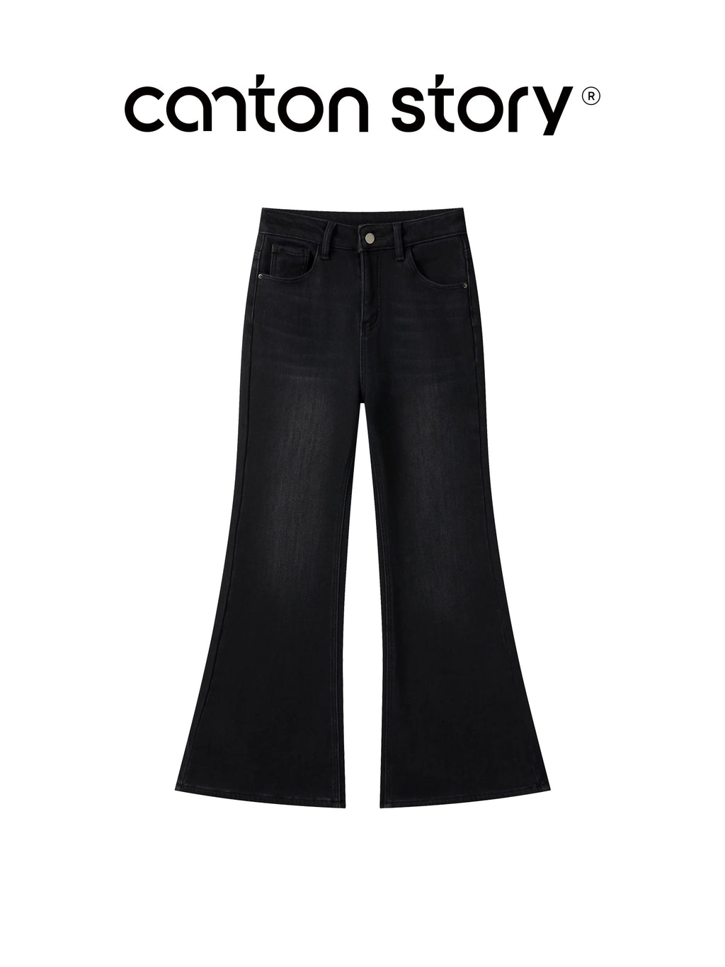 Cantonstory Vintage High Waist Skinny Jeans