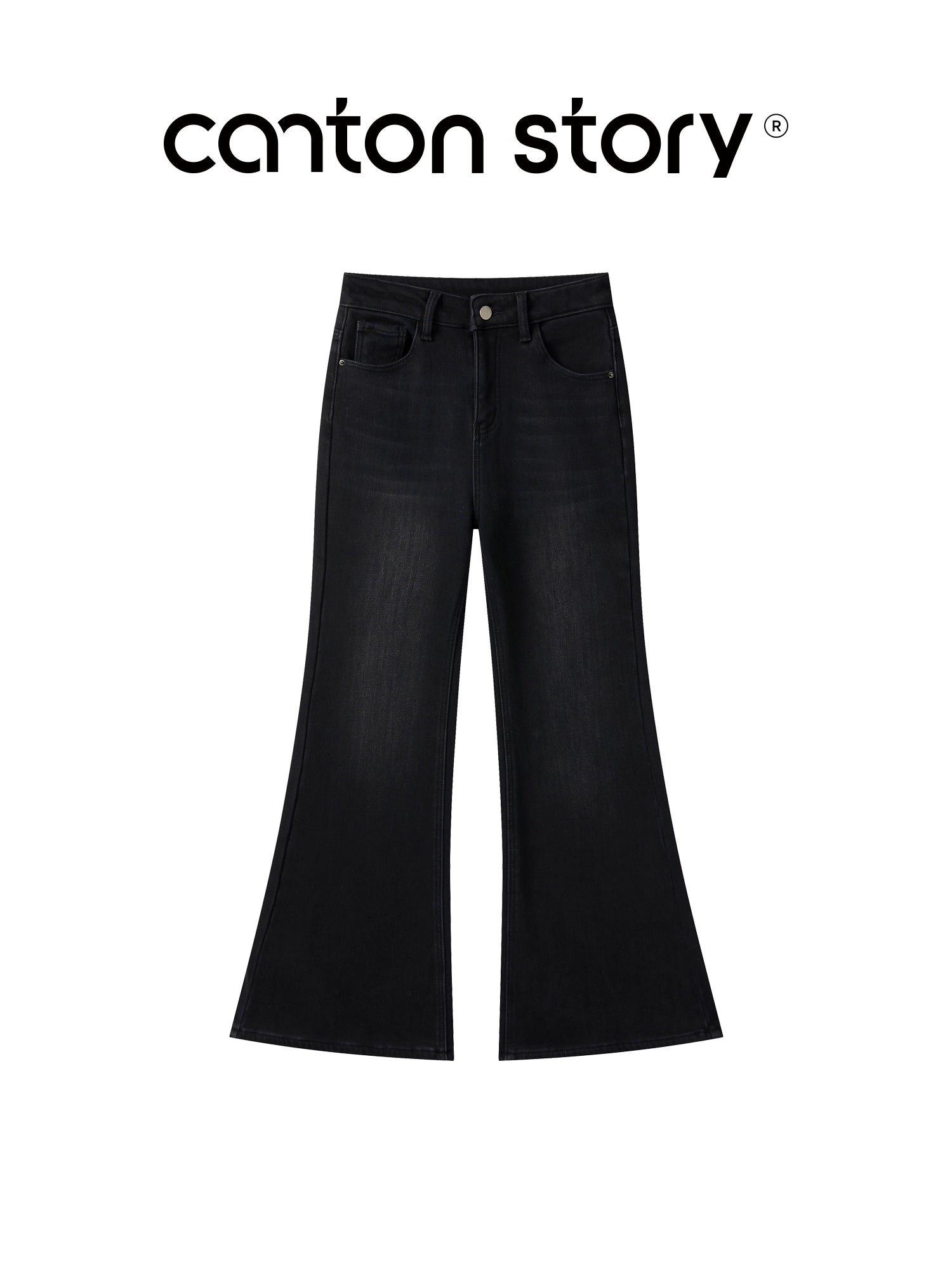 Cantonstory Vintage High Waist Skinny Jeans