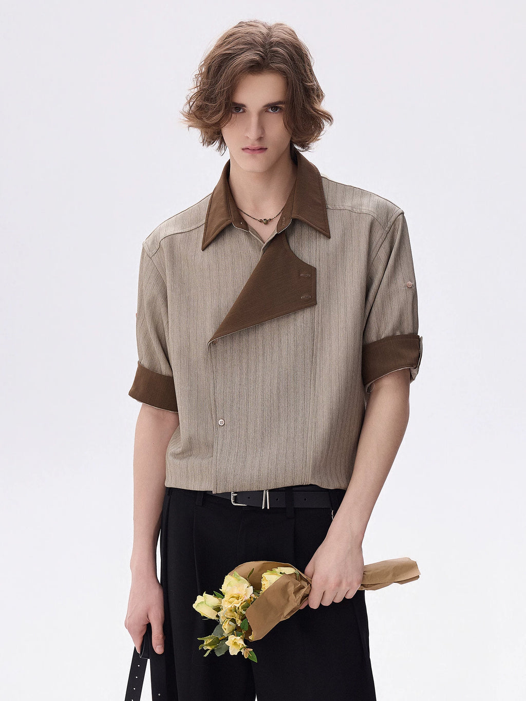 CHOR Striped Slim Fit Casual Shirt