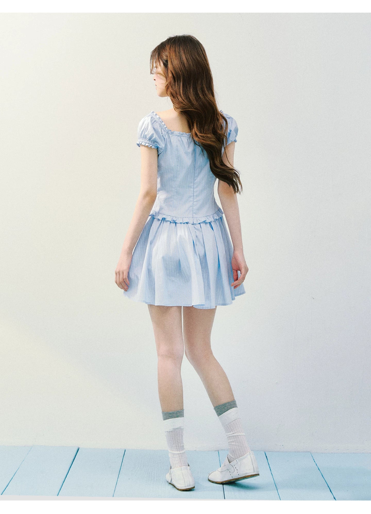 SunsetPark Striped Waist Slim Dress