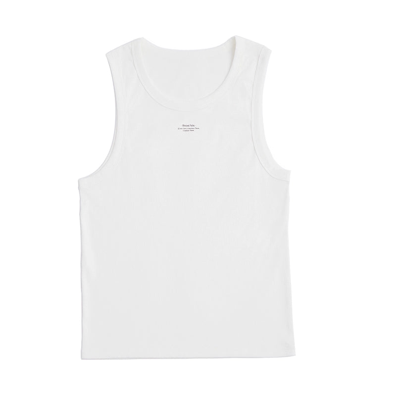Blessed Sport Slim Bottom Stretch Ribbed Vest