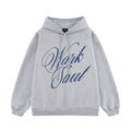 NICEBAD Flower LOGO Printed Hooded Sweater