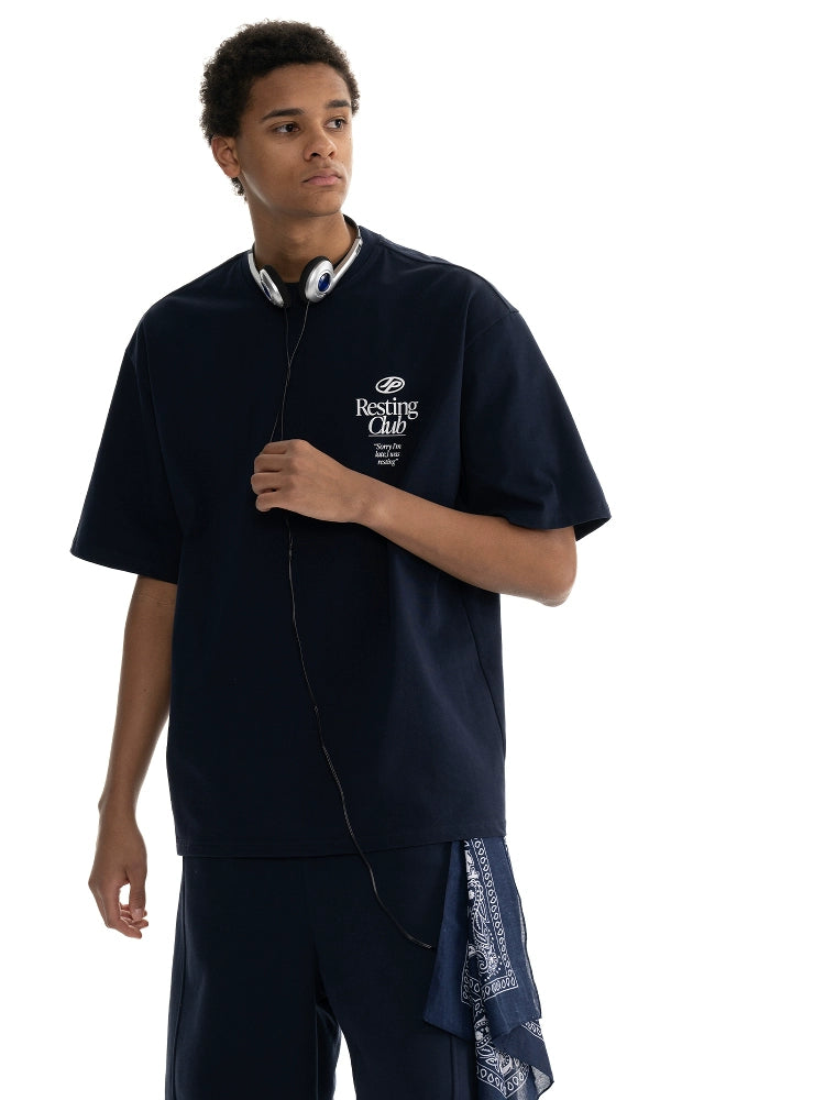 Loopsoon Basic Creative Printing Loose Tee