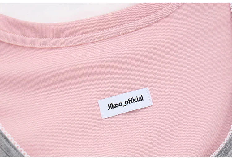 JIKOO Lace Drawstring Waist-cinching Tee