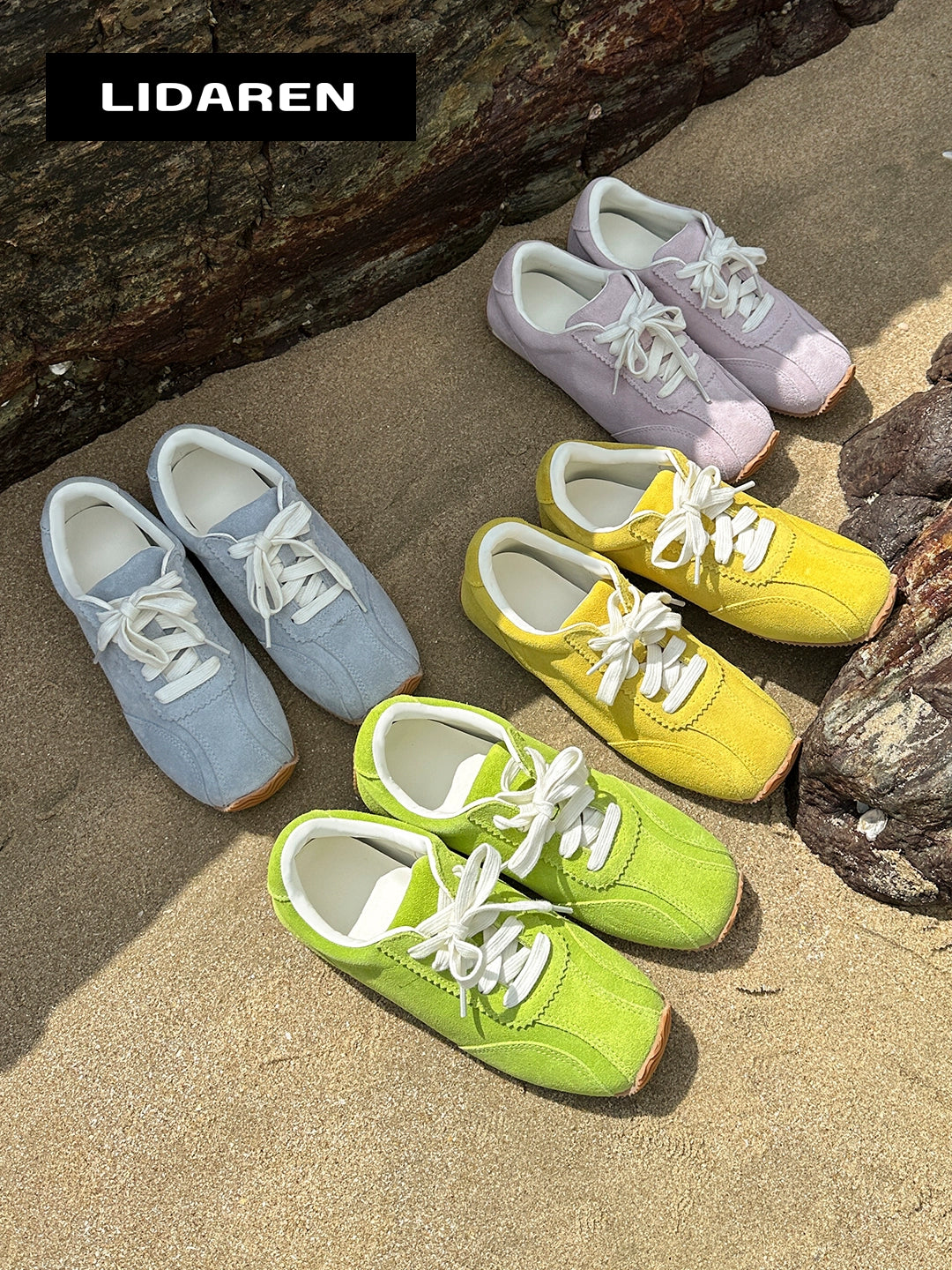 Lidaren Produced Leather Retro Outdoor Soft-soled Casual Shoes