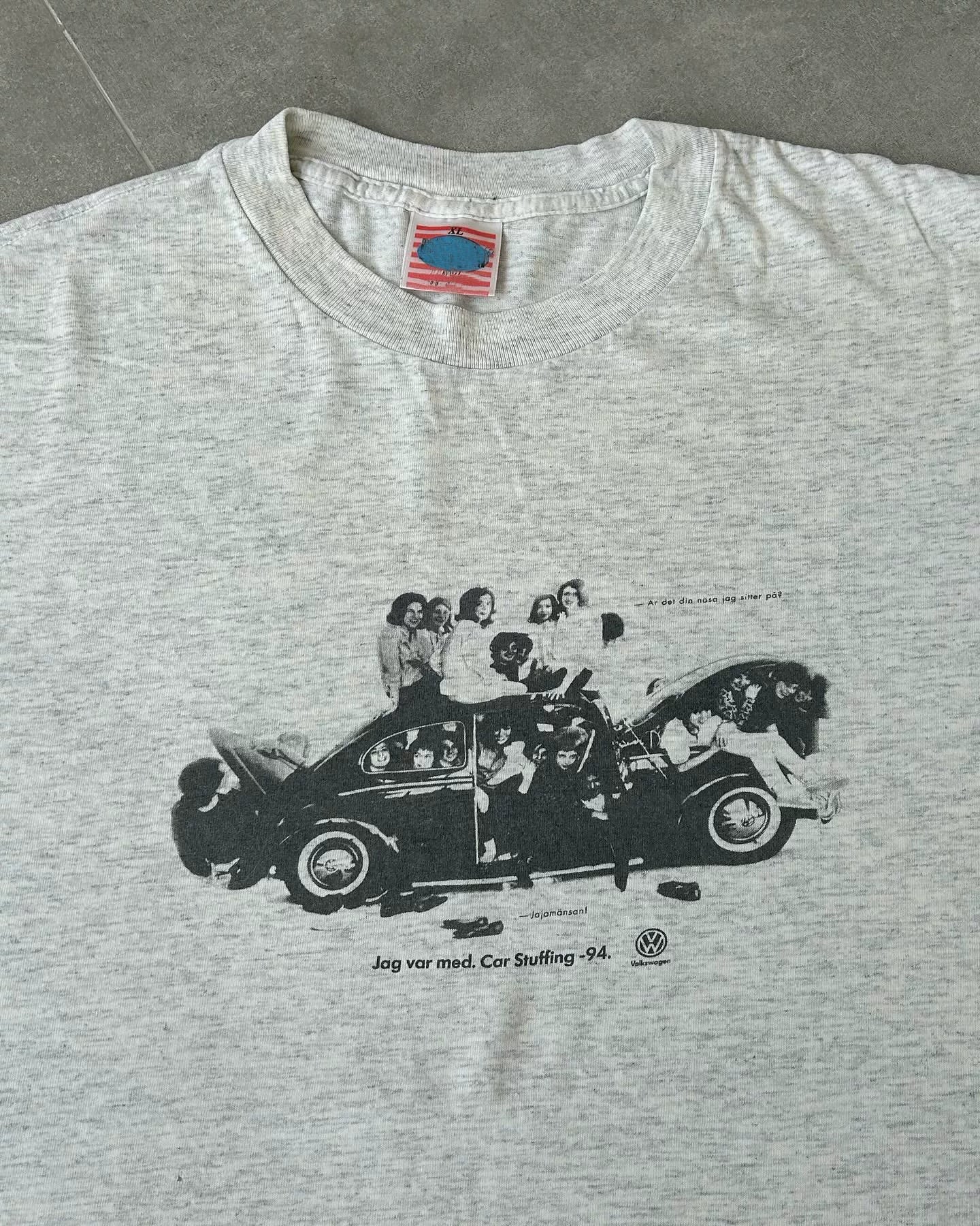 WYB STUDIO | 220g Breathable Vintage Retro Car Graphic Short-Sleeve Tee