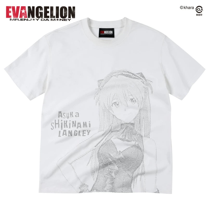 MEDM Loose Round Neck Versatile Tee
