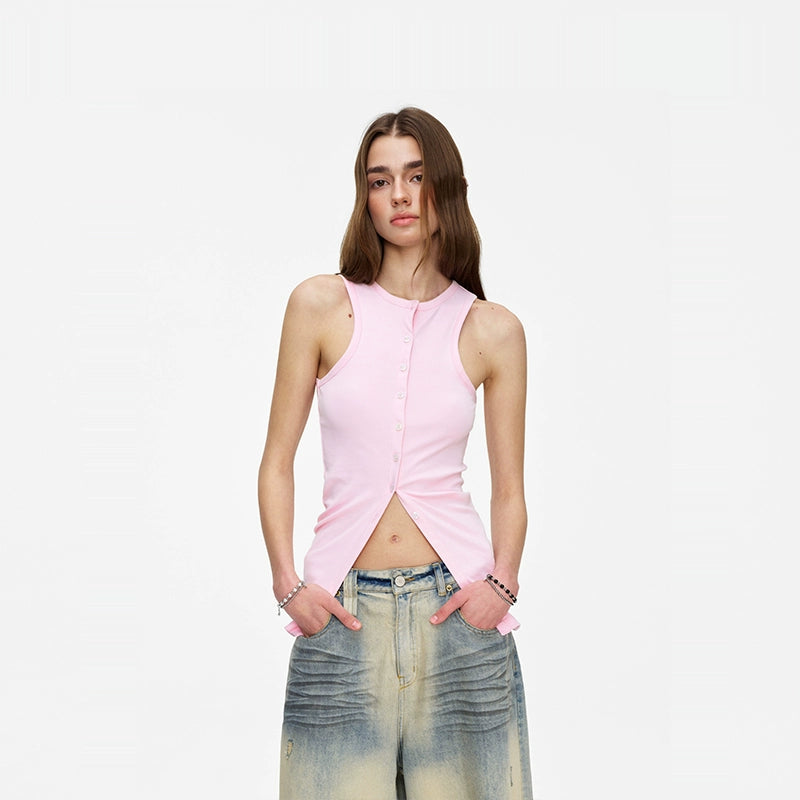 BGT Open Single Breasted Vest