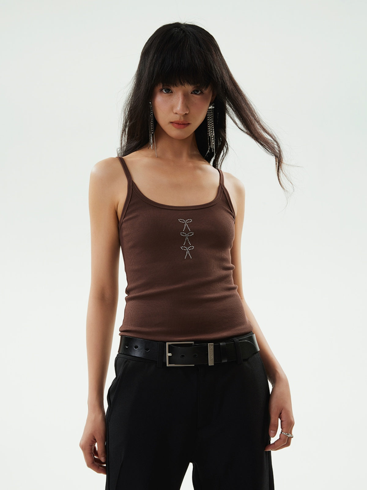 FUNKYFUN Bow Hot Diamond Sling Stylish and Skinny Elastic