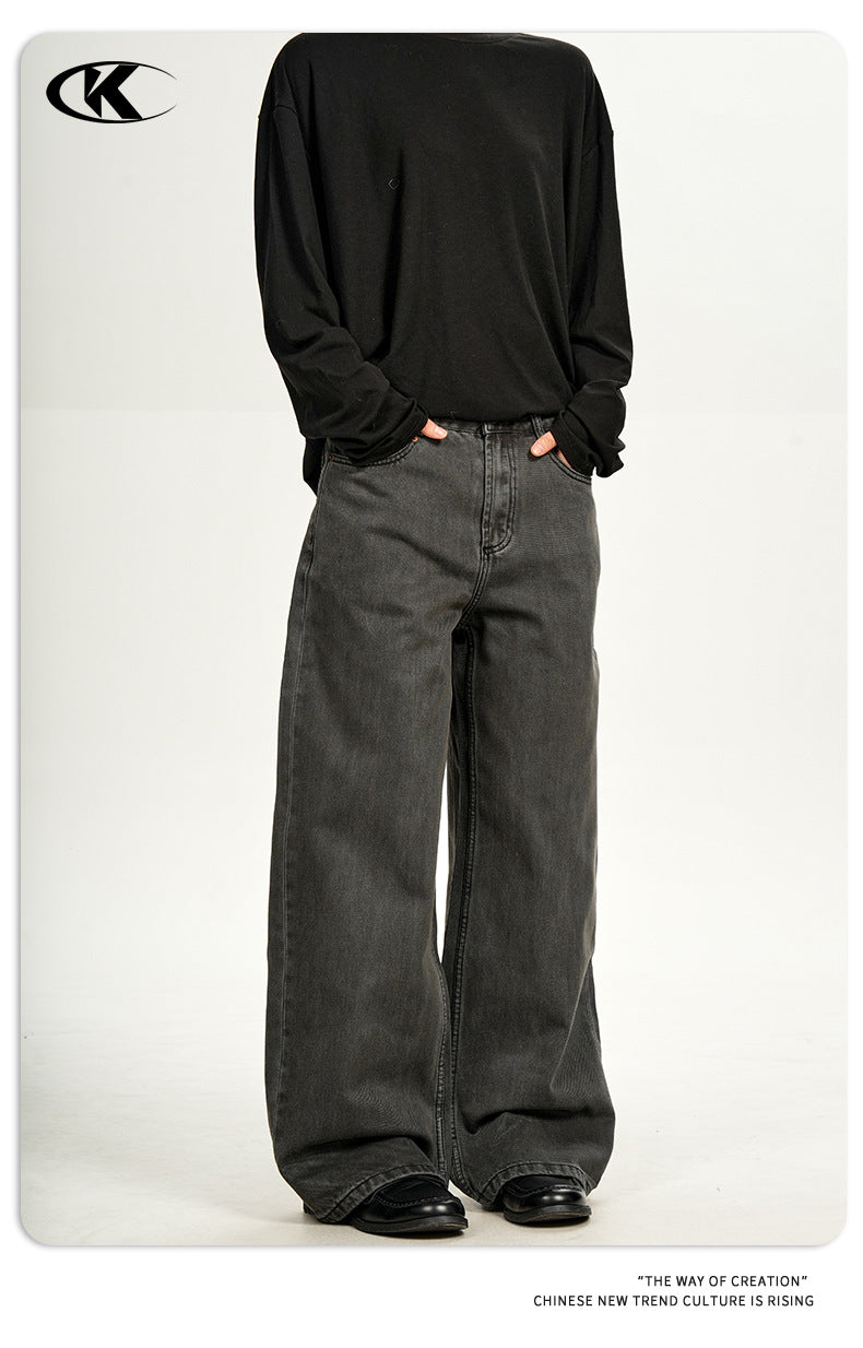 11KN Retro Casual Three-dimensional  Slim-fitting Pants