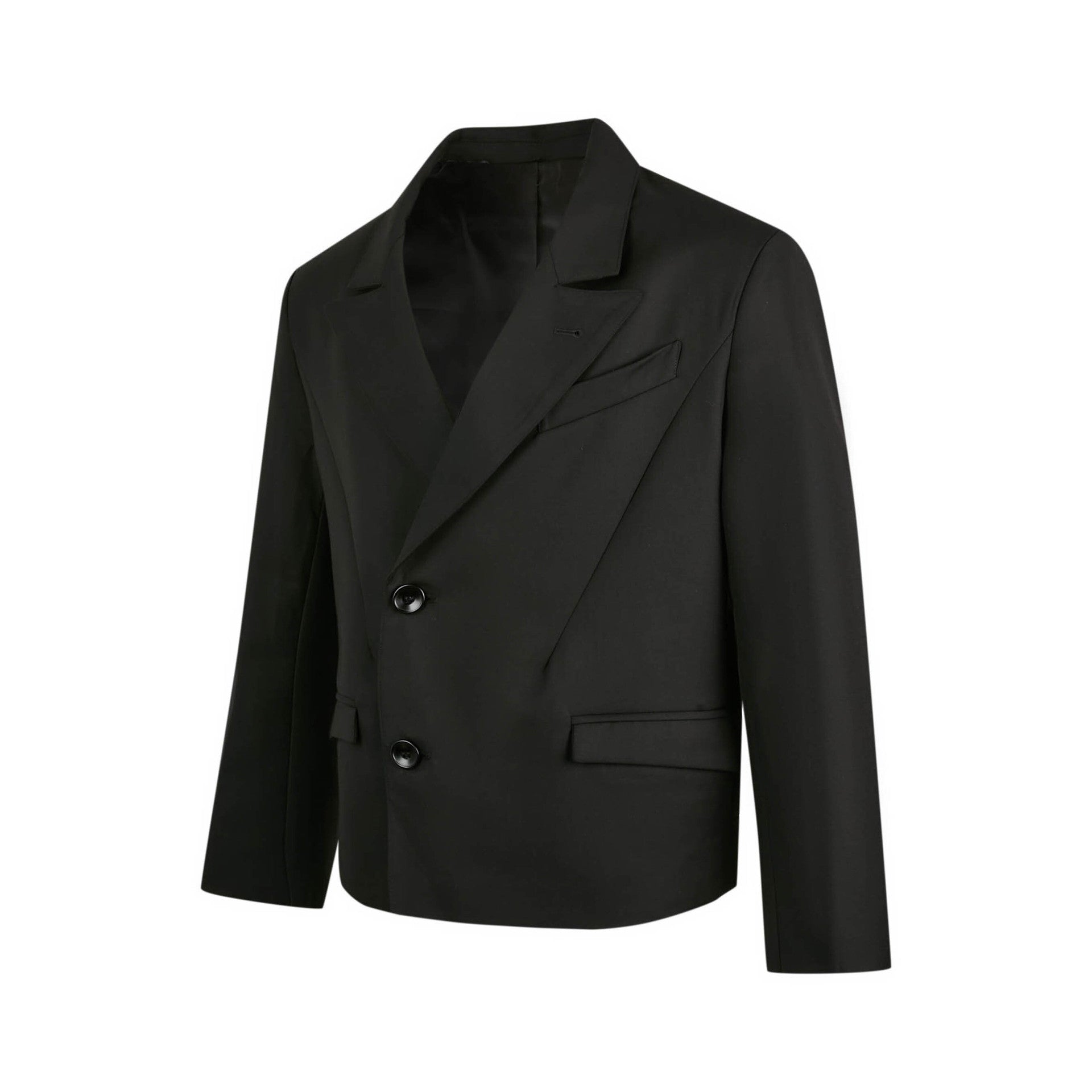 EME Vintage Loose Casual Front Shoulder Blazer