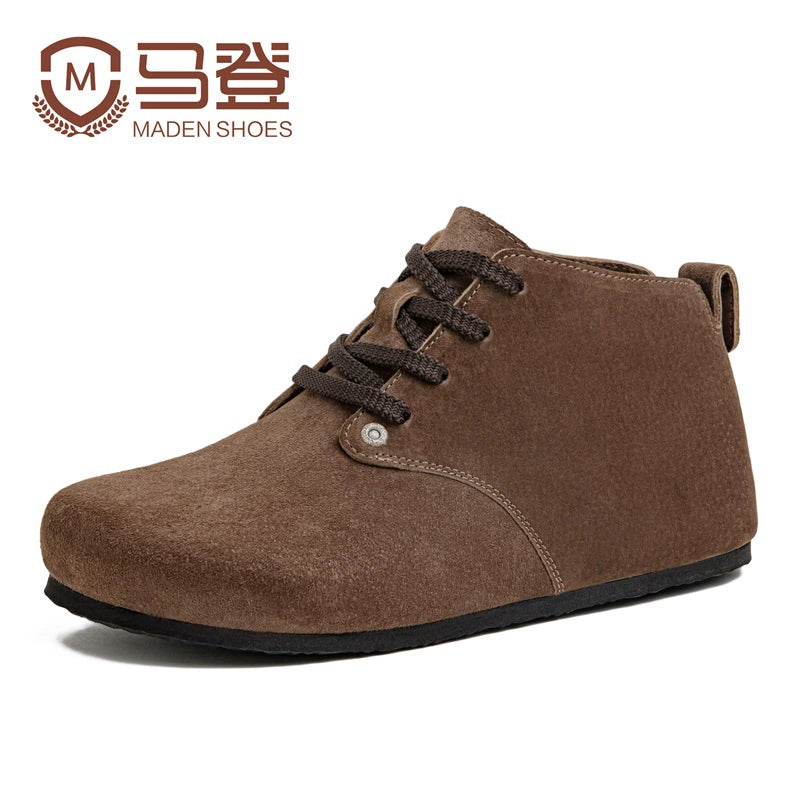 Maden Retro One-footed Flat-soled Mueller Shoes