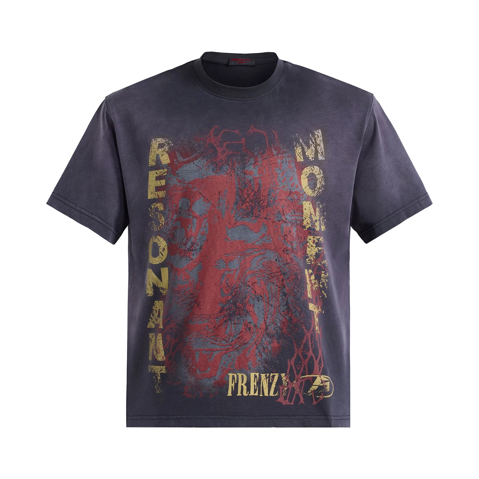PEOPLESENSE Retro Contrasting Casual Tee