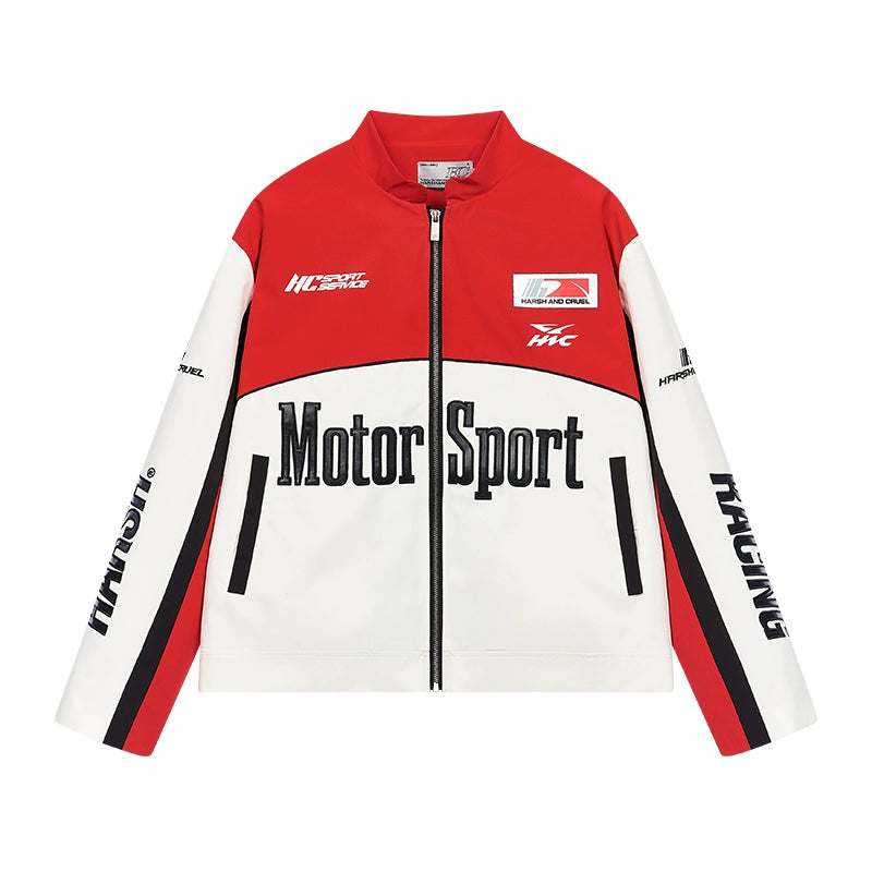 Harshandcruel Vintage Leather Embroidered Racing Suit