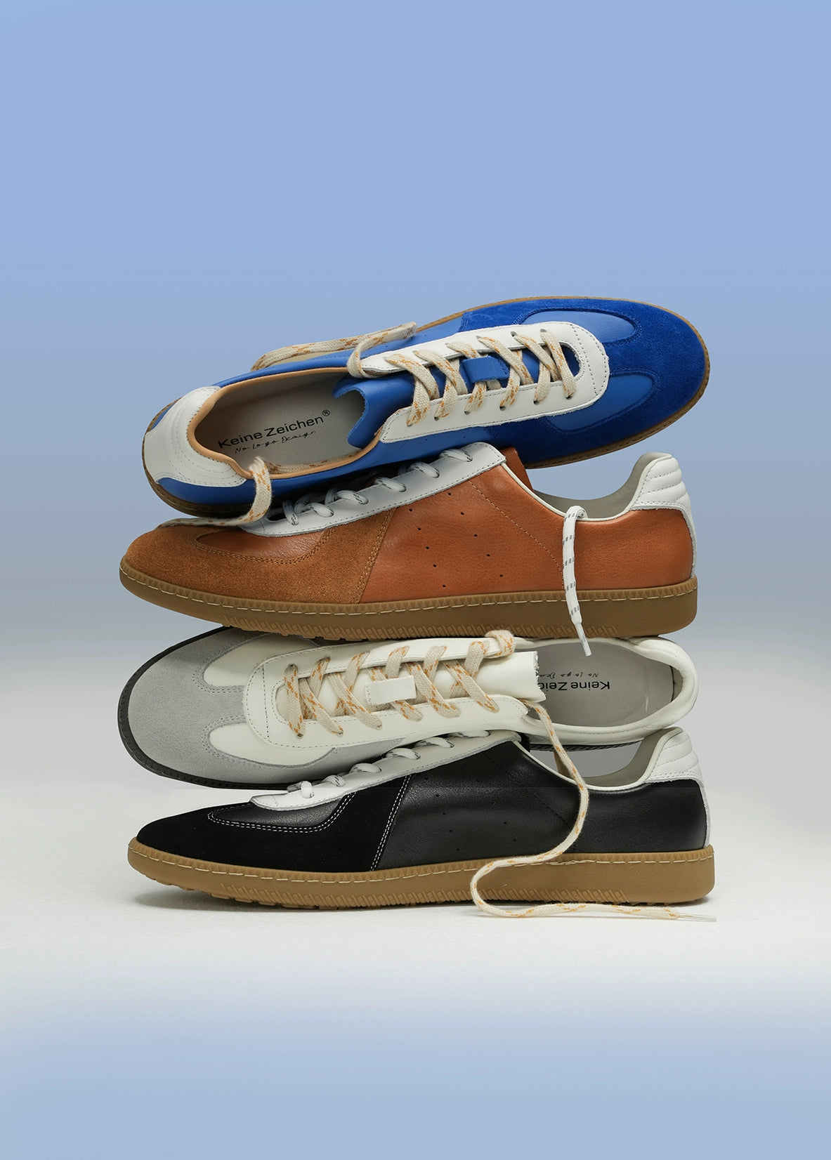 NO LOGO Heightening Moral Training Splicing Leather Shoes Board Shoes