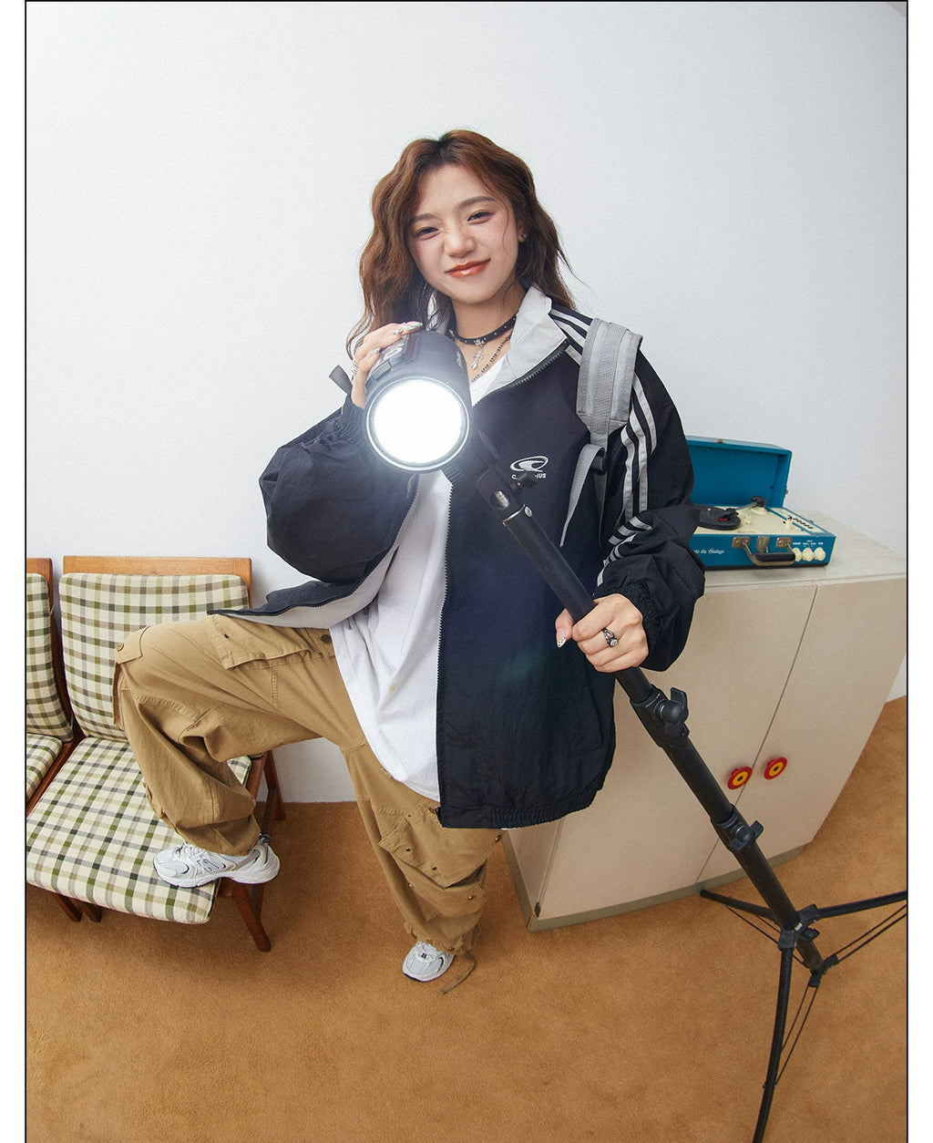 CHANT2nd Vintage Two-Sided Casual Sports Jacket