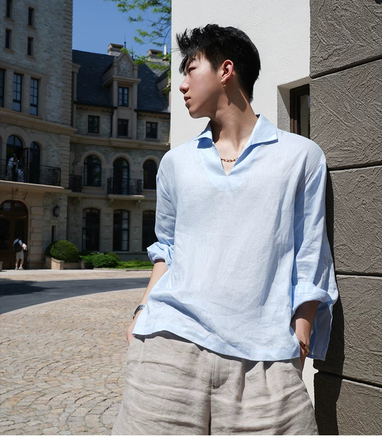 SEE ALSO V-neck High-end Casual Shirt