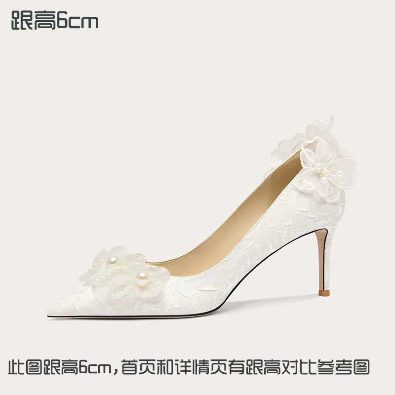 Lily Wei Retro Temperament Versatile High Heels