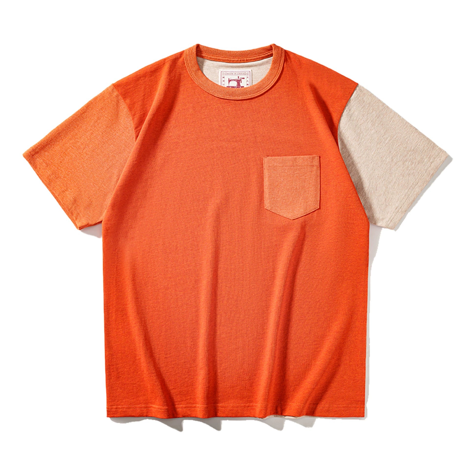 PrintAce Flower Yarn Splicing Water Retro Contrasting Tee