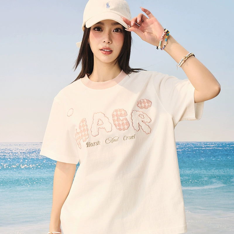 HACR Korean Children's Fun Cloud Sticker Solona Tee