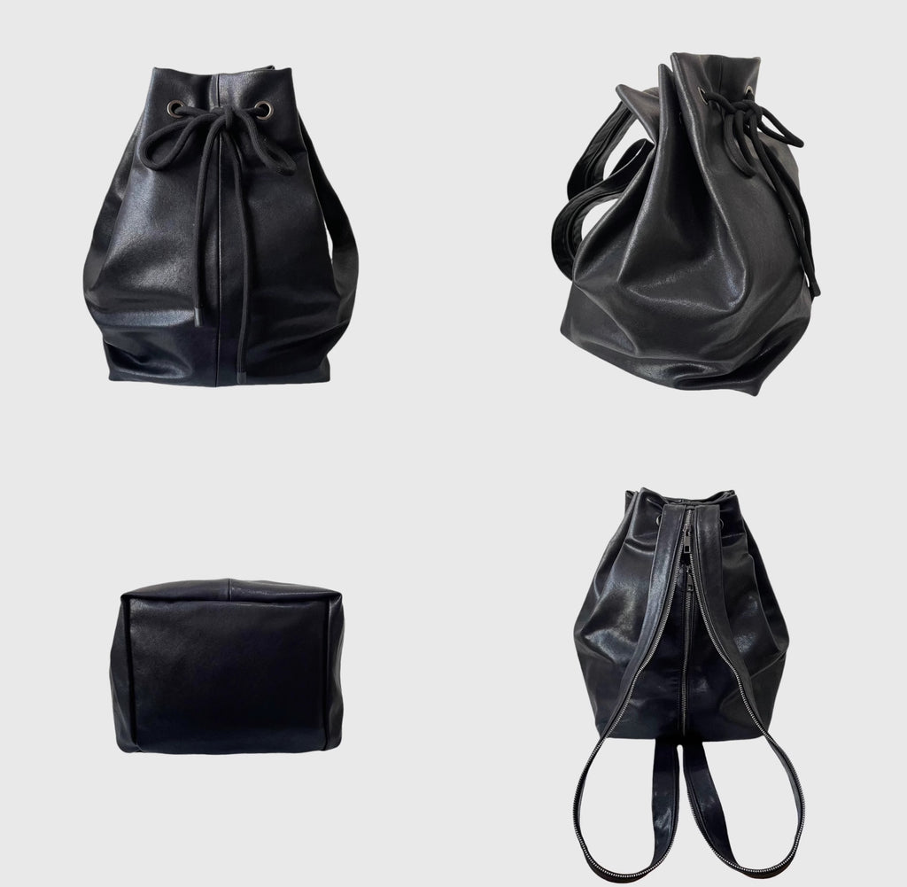 BINGBONG Simple Korean Drawstring Shoulder Backpack