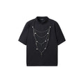 TZ Killer Removable Necklace Splicing Loose Tee