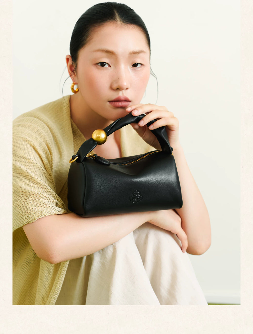 LOSEA Retro First-layer Napa Cowhide Messenger Bag
