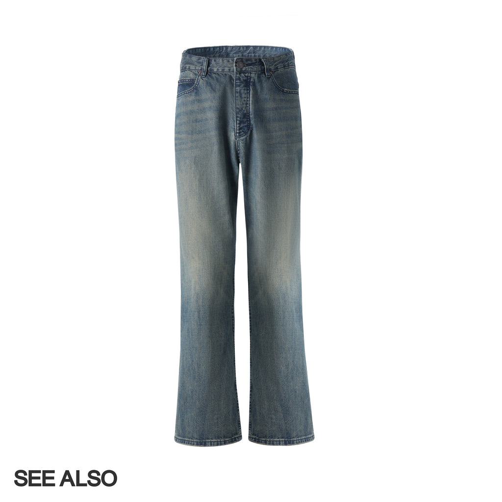 SEE ALSO Straight-leg Denim Trousers