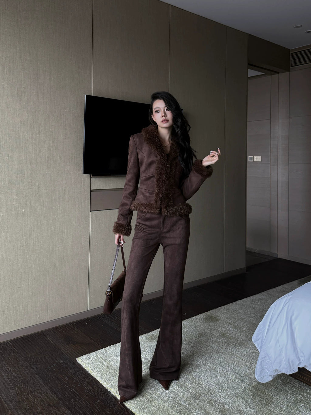 LLROGE Mao Mao Vintage Versatile Skirt Set