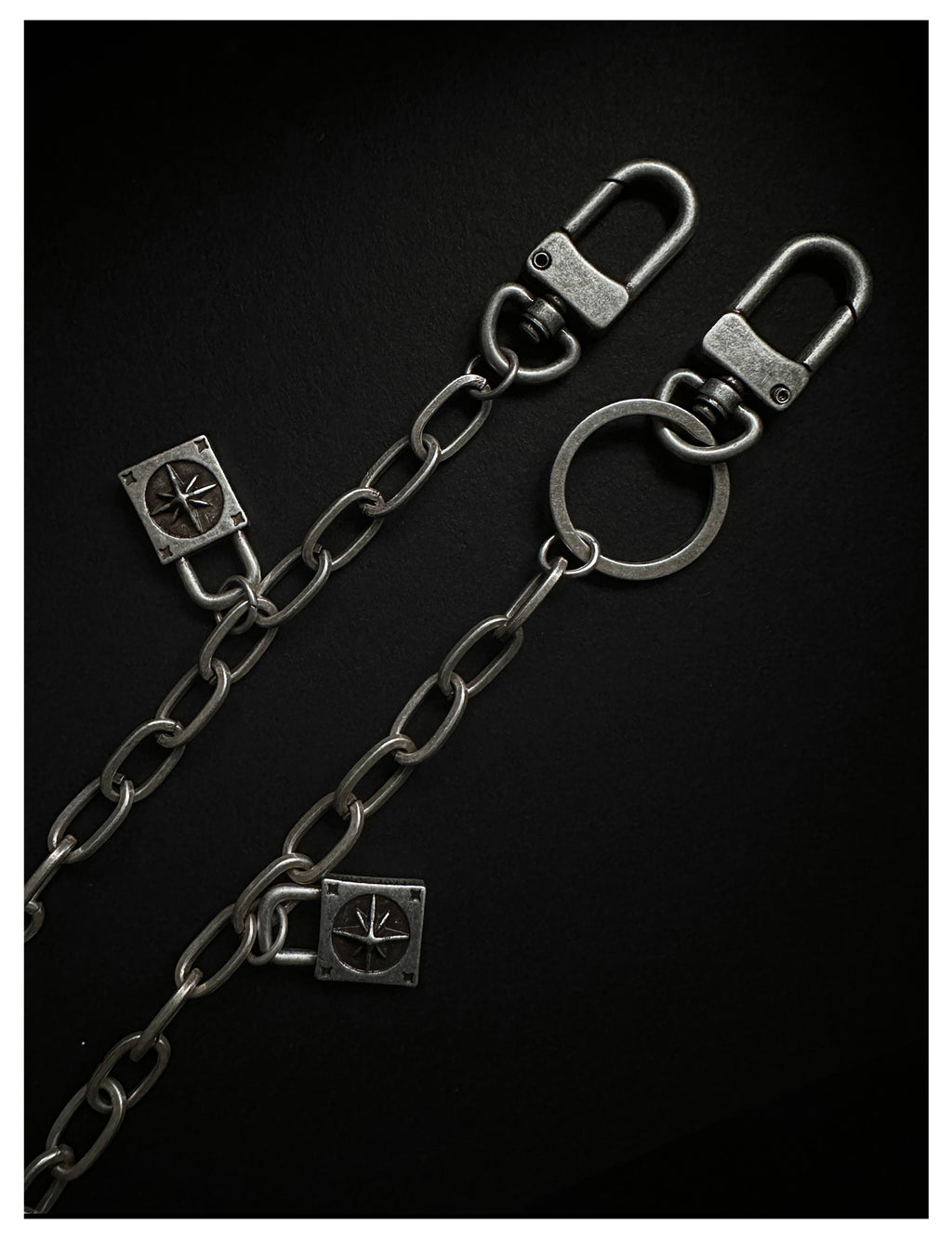 Remedy metal chain waist key lock