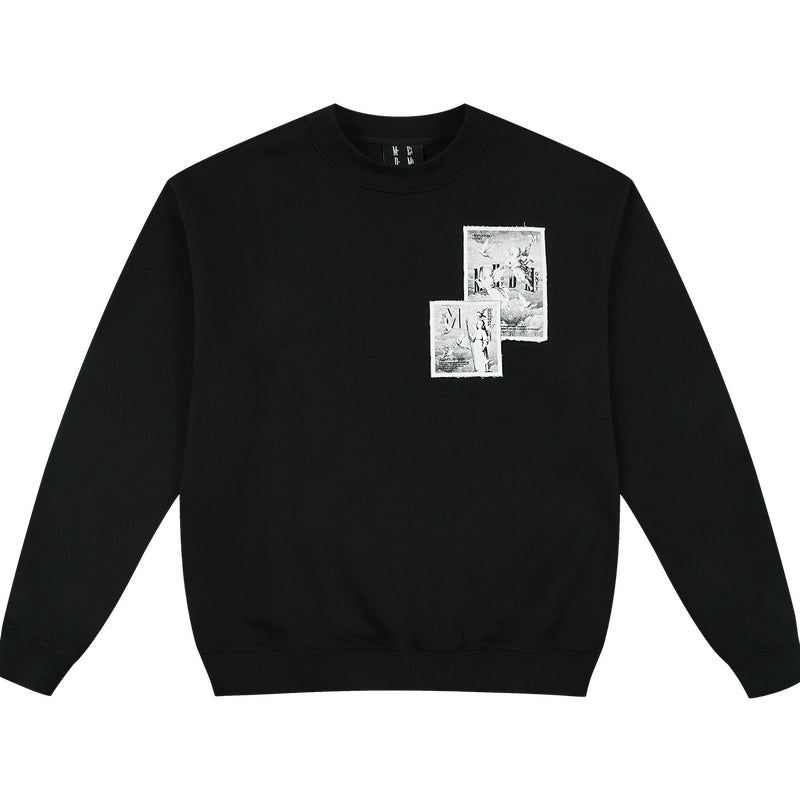 MEDM Angel Patch Crew Neck Sweater