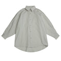 NOEARS Loose Square Neck Shoulder Sleeve Casual Shirt