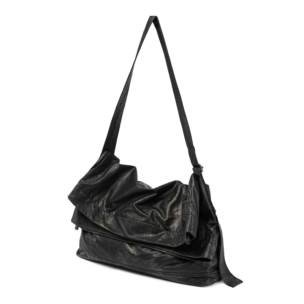 YADAMUI Multi-layer Folding Pleated Messenger Bag