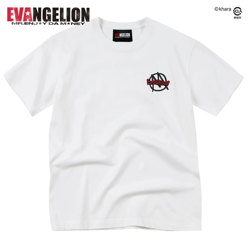 MEDM Pentagram Printed Casual Crew Neck Tee