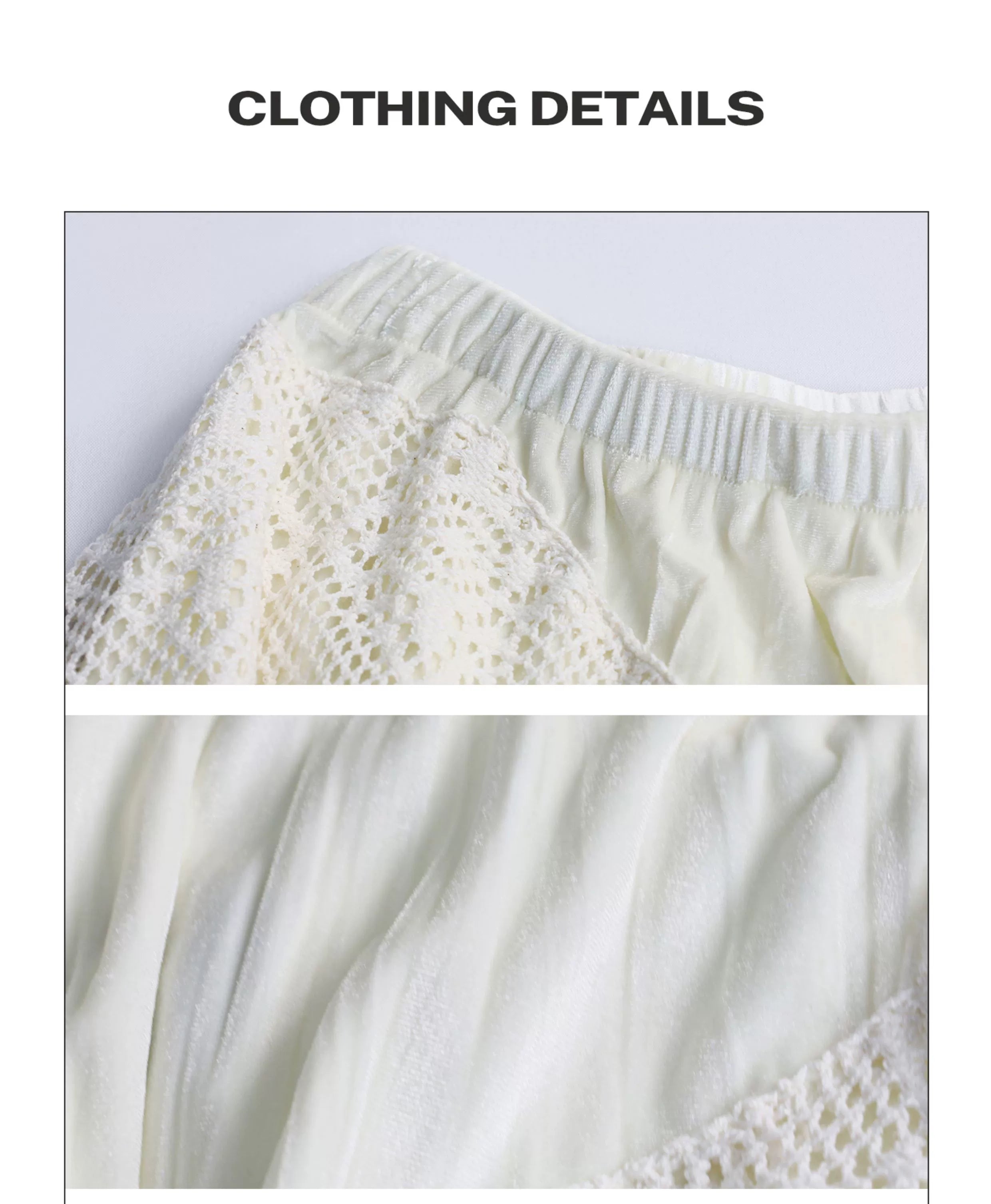 Girlyhalo Vintage Irregular Patchwork Lace Skirt