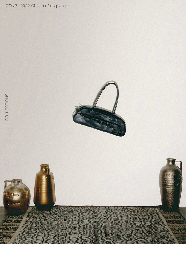 CONP GUNN Plaque Shoulder Bag