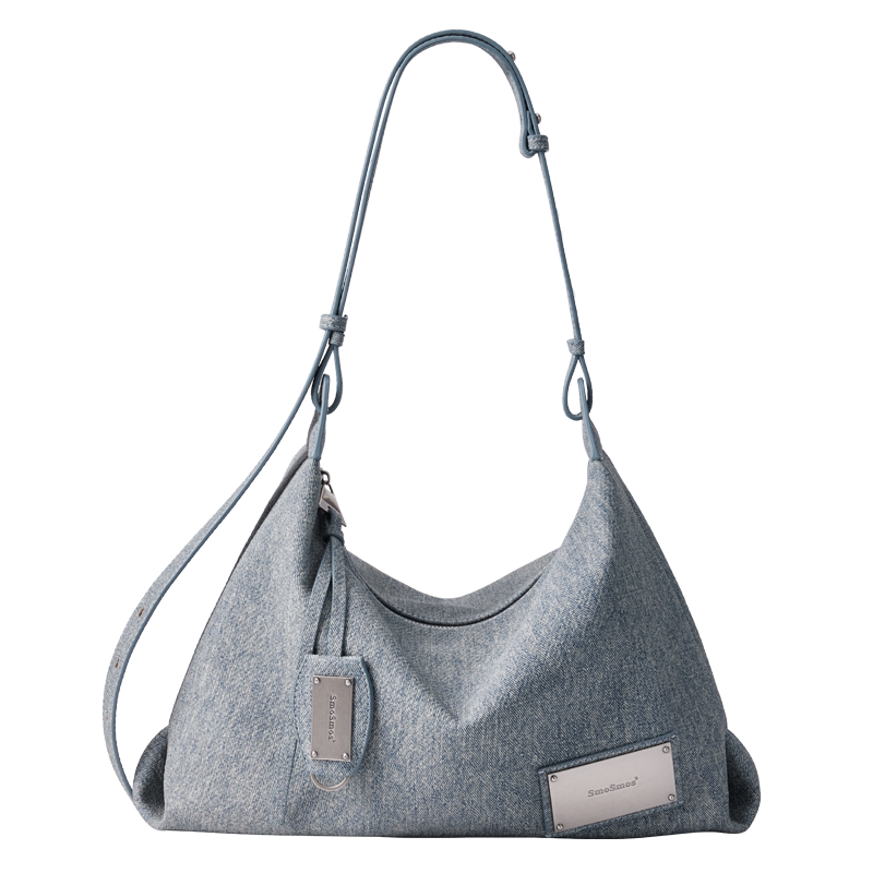 SmoSmos Niche Denim Shoulder Crossbody Armpit Bag