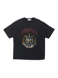 UNF old college cracked texture tee